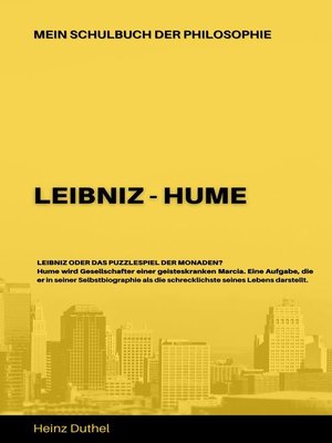 cover image of Mein Schulbuch der Philosophie LEIBNIZ--HUME